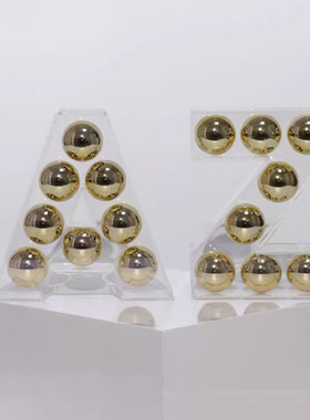 现代简约透明亚克力字母