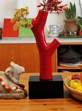 现代轻奢创意树枝花瓶样