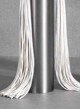 现代轻奢高档皮质流苏花