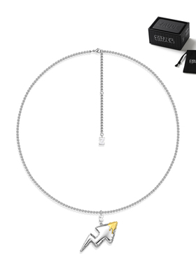 ZAUCE造赐 气球箭头项链 好运上升潮流配饰电镀K金