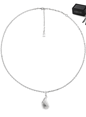 ZAUCE造赐 腰果花项链 原创街头潮流配饰 电镀白金