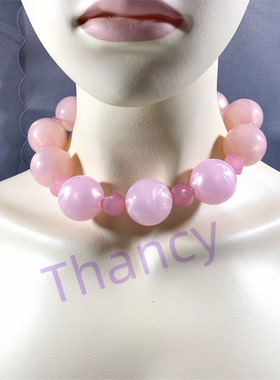 超大颗粒罕见粉色人鱼姬套装