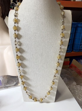 CHICOS打标毛衣链天然贝壳隔片