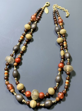 Vintage中古CHICOS打标哑光金古