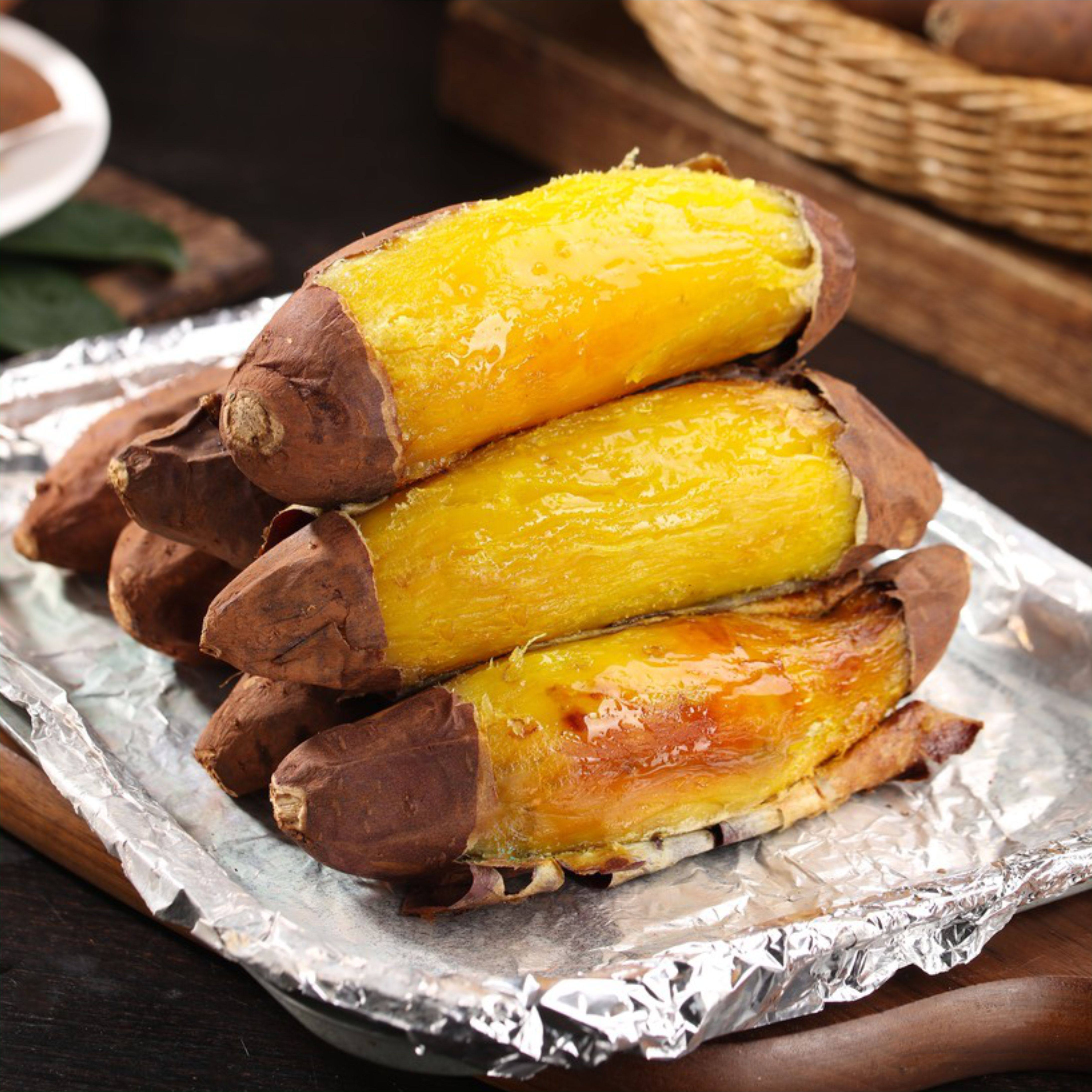 正宗湛江产地超甜火山一号火山番薯红薯榴莲蜜薯现挖地瓜香甜软糯