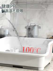 新品乐扣乐扣厨房碗碟碗盘收纳架盘子沥水碗架装碗筷收纳箱盒带盖