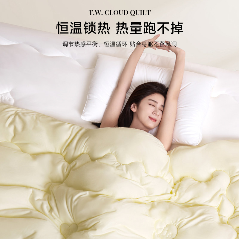 TeenieWeenie小熊软胖胖云朵被保暖冬被加厚春秋被芯发热被褥被子,淘宝优惠券,粉丝福利购,淘宝优惠卷