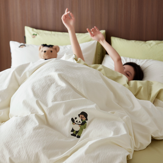 TeenieWeenie cotton jacquard set