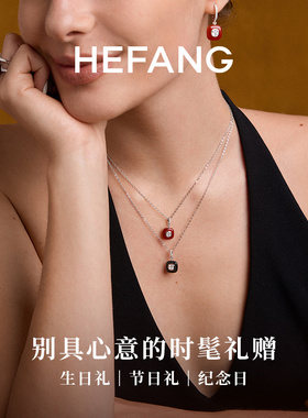 何方珠宝半宝方糖项链水晶项链