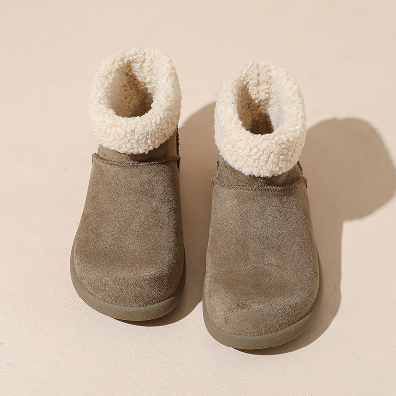 三福爆款加绒雪地靴女2025新款冬季保暖棉鞋平底勃肯鞋一脚蹬短靴,淘宝优惠券,粉丝福利购,淘宝优惠卷