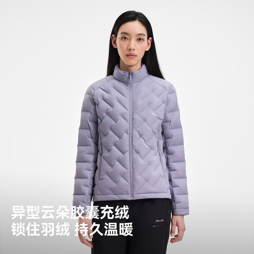 伯希和户外800蓬羽绒服女鹅绒保暖轻薄立领夹克冲锋衣内胆男新款 - 图2