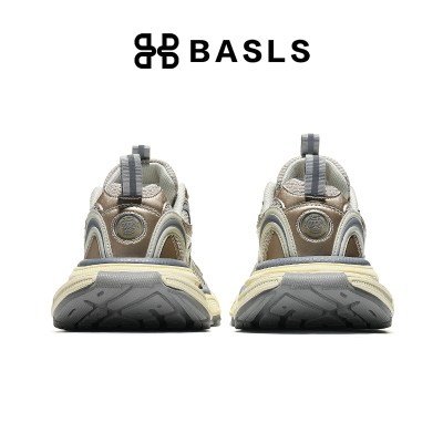 BASLS复古老爹鞋男厚底运动休闲