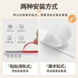 洗烘套装侧面遮挡帘柜子杂物遮丑厨房碗柜防水防尘帘免打孔拉帘