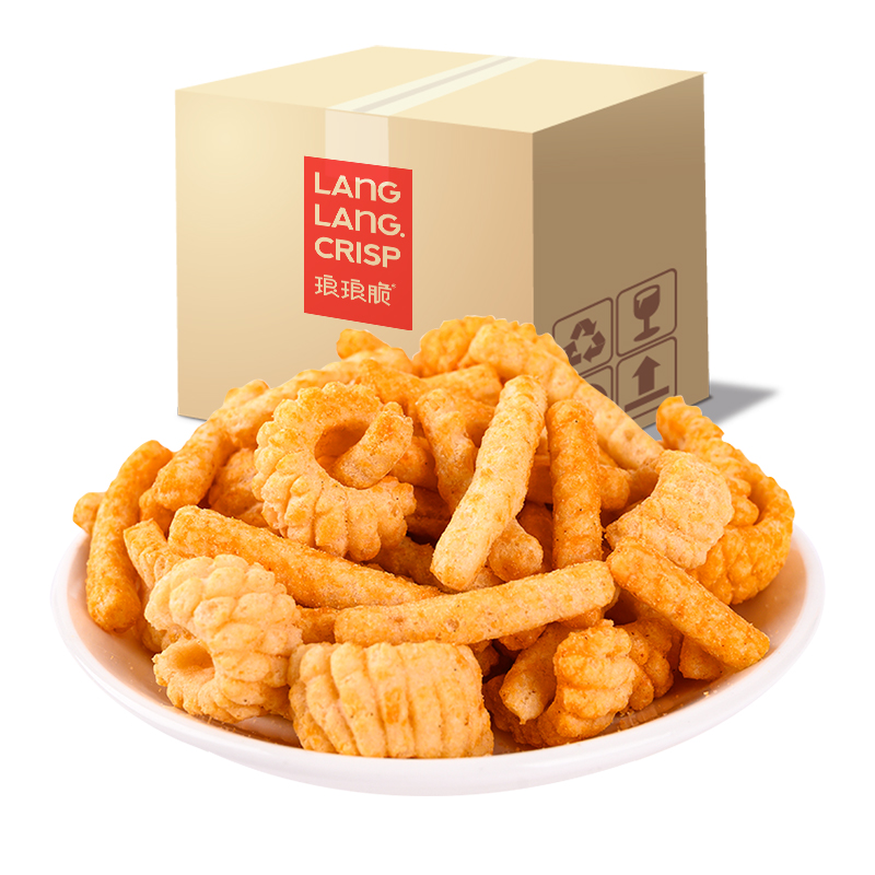 【超级品牌福利社】鱿鱼爱上虾30g8包虾条网红同款童年怀旧