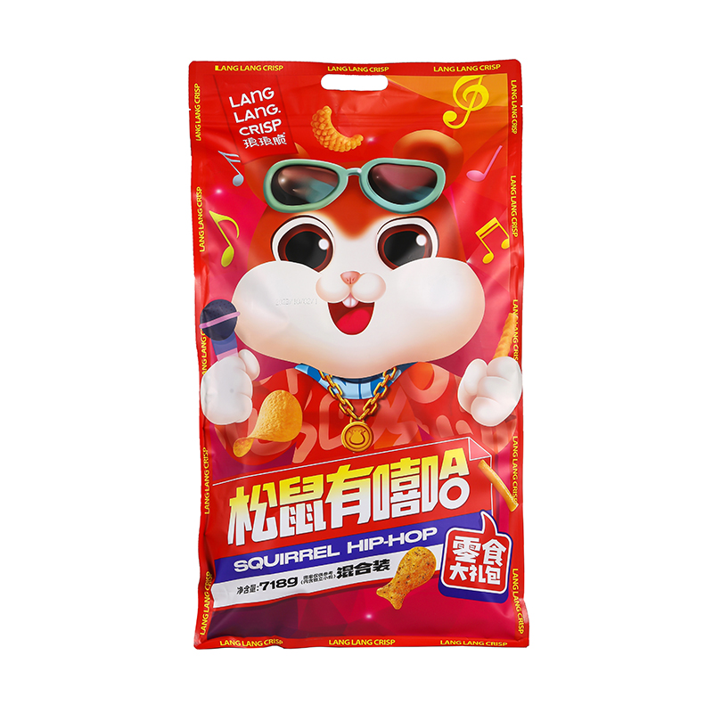 琅琅脆 松鼠有嘻哈 1.4斤！！ 追剧零食大礼包