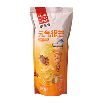 山药薄片山药脆片网红小零食小吃解馋锅巴薯片30g一包实付9.9元到手包邮