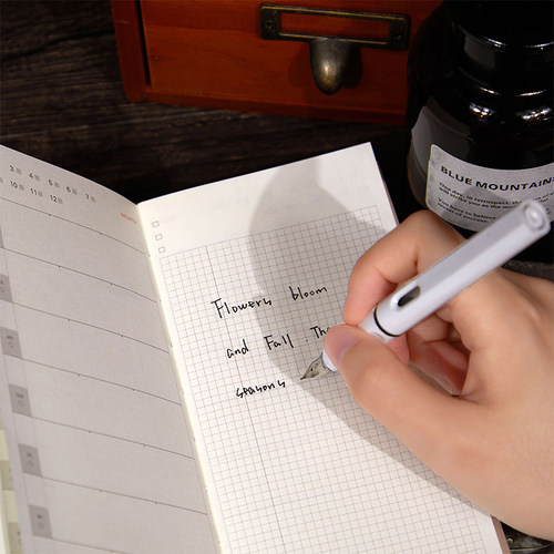 拾光手帐本迷你方便携带学生文具手账本文艺手杖书写本口袋本小本子weeks精致ins小清新原创本周月计划日程本 - 图2