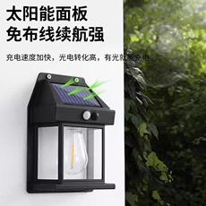Стены стиральная света 2025新款庭院太阳能照明灯户外家用农村院子室外防水人体感应壁灯