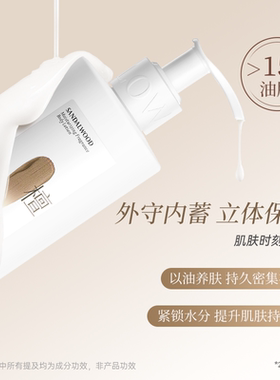 【旃檀之林】蓄光沁润香氛身体乳保湿滋润皮肤干燥润肤官方旗舰店