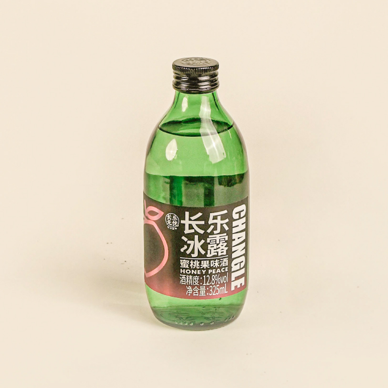 【达人推荐】长乐冰露蜜桃青提果味甜酒女生甜酒325ml微醺小酒