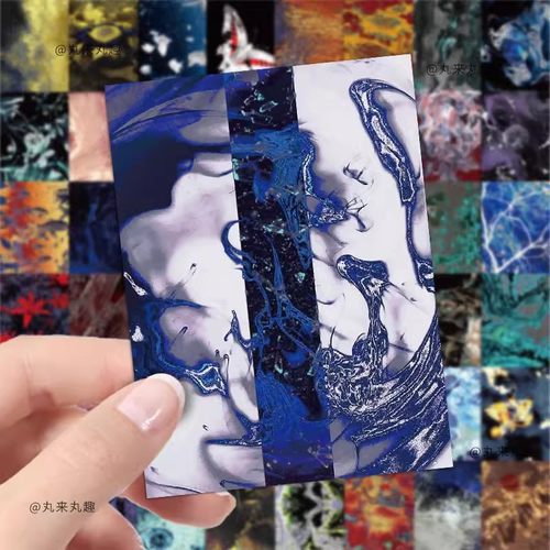 120张不可名状的艺术贴纸简约高级感个性创意笔记本手账装饰贴画 - 图1