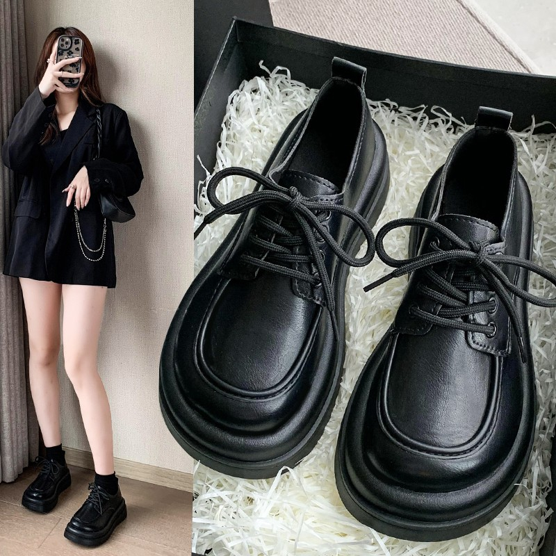 XZ2拉夏homme小皮鞋2023新款真皮小皮鞋潮流时尚_品牌服饰折扣店1_女鞋-第3张图片-提都小院