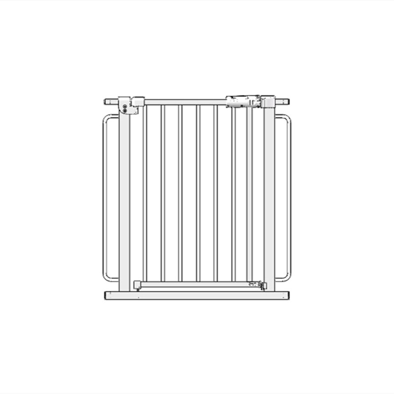 宠物围栏室内安全拦狗狗防护神器挡门栏楼梯护栏杆栅栏儿童隔离门 - 图3