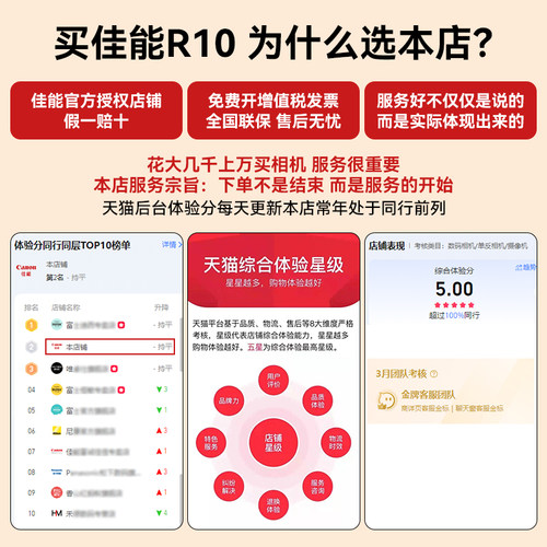 佳能r10相机Canoneos入门级微单照相机r10照相机单反全新国行官方 - 图1