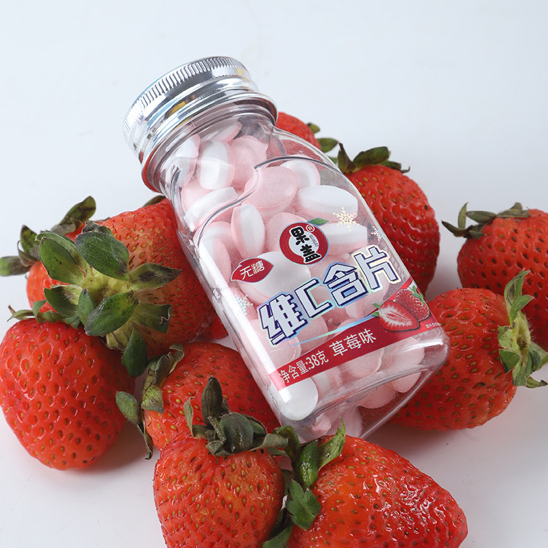 无糖维c薄荷糖口含片清新口气糖 知合堂口香糖