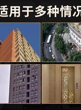 五行太极八卦镜大门口室内外烫金贴家用门窗外隐形太极阴阳图门贴