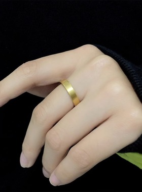 戒指One钛钢简约时尚情侣