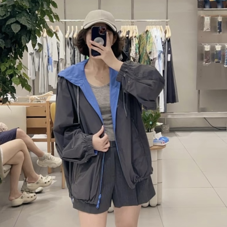 【两面穿】商场同款25秋新品轻运动风衣女8911700 - 图0