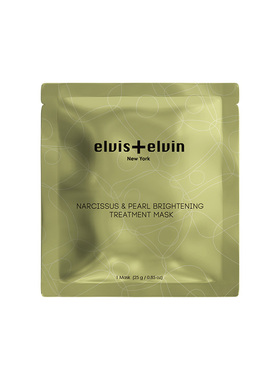 elvis+elvin水仙亮白面膜Narcissus&Pearl Brightening赠丁香精华