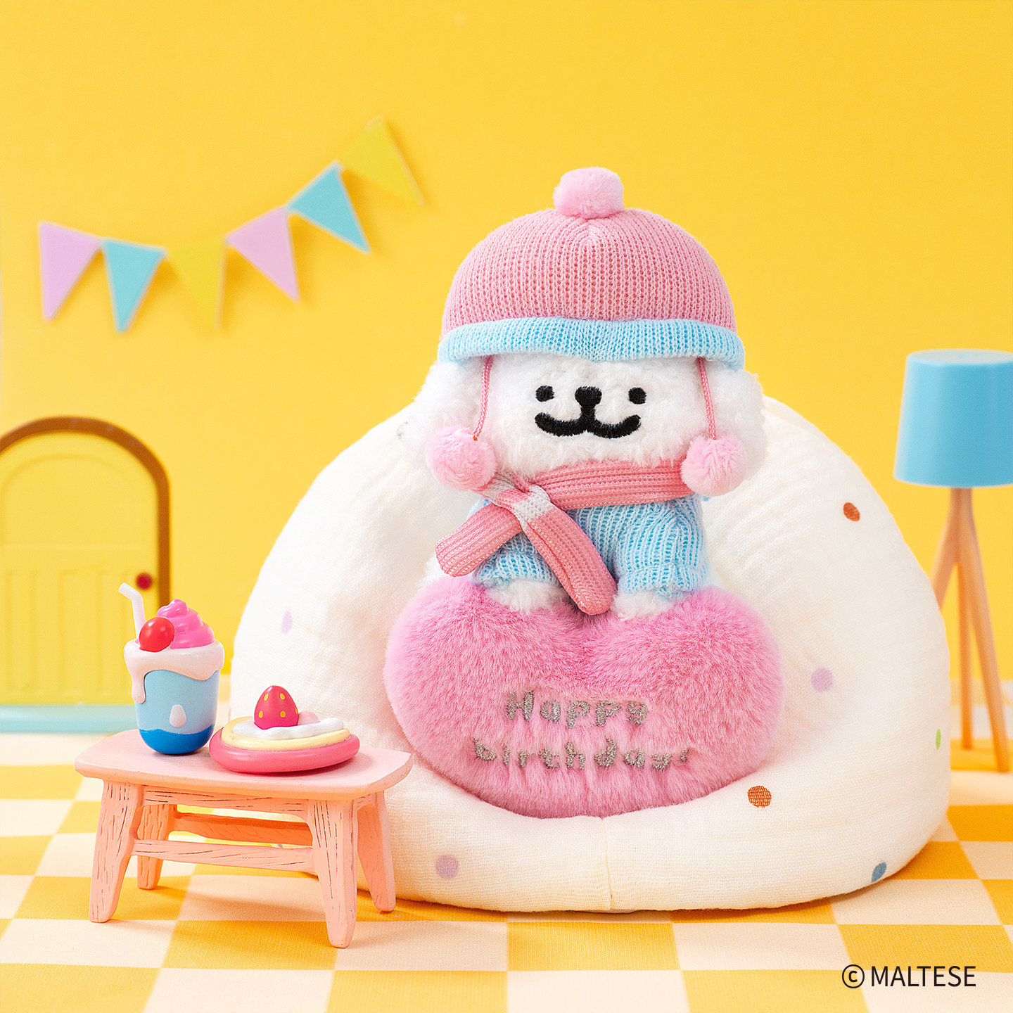 线条小狗Maltese原创生日冬装挂件包包挂饰可爱毛绒玩偶情侣礼物,淘宝优惠券,粉丝福利购,淘宝优惠卷