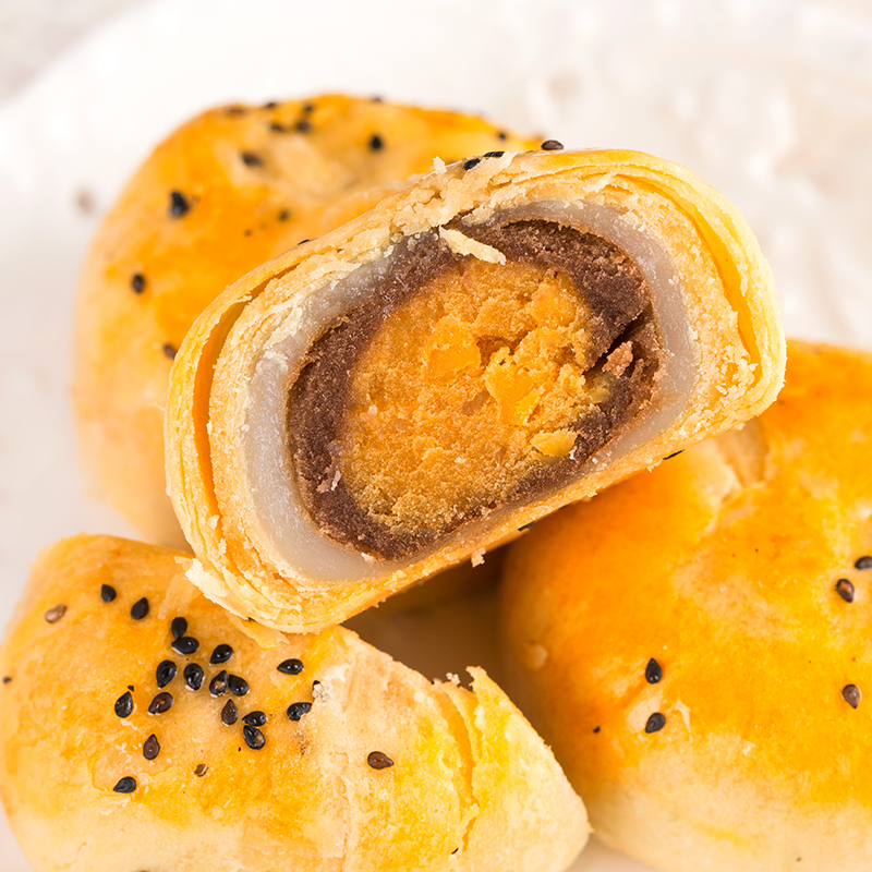 良西农场蛋黄酥红豆味330g雪媚娘点心糕点休闲送礼早餐小吃