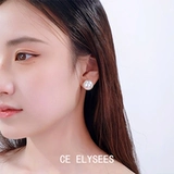 Дизайнерские серьги из жемчуга, Франция, DIY, серебро 999 пробы