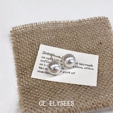 Дизайнерские серьги из жемчуга, Франция, DIY, серебро 999 пробы