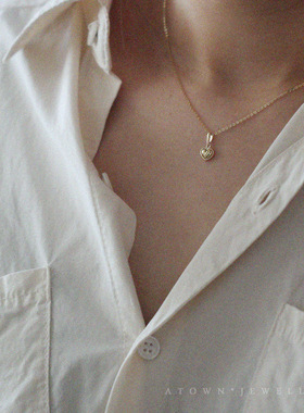 925纯银项链女可爱气质优雅