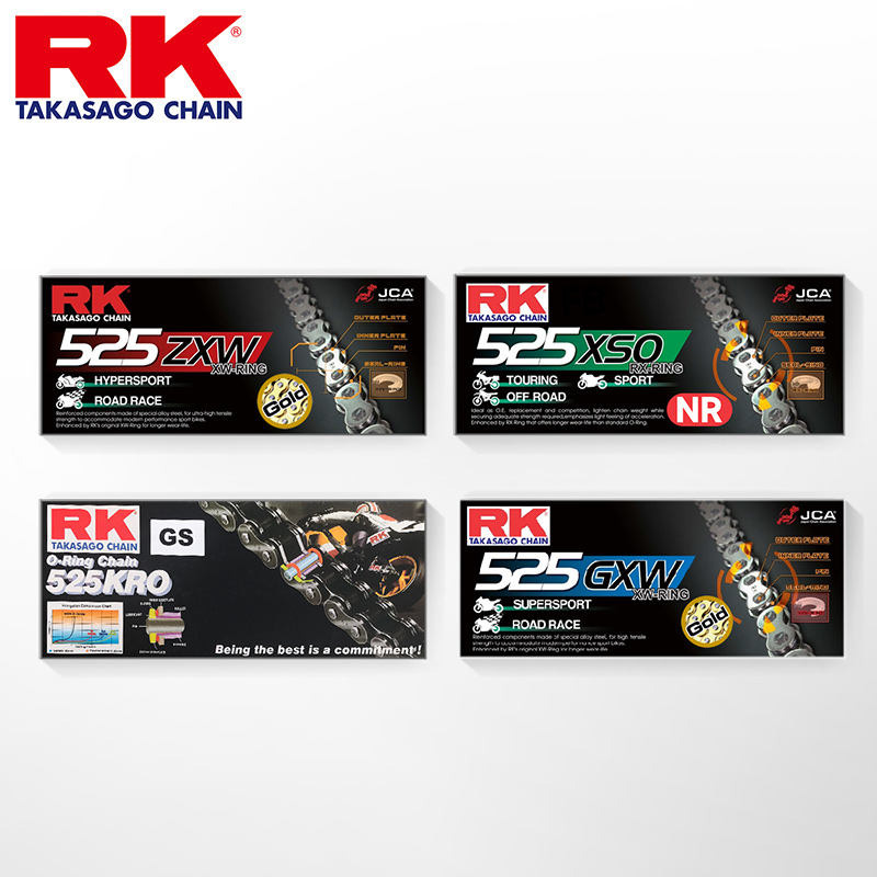 RK竞技油封链条525适用于川崎z900杜卡迪v4本田cbr650r黄龙/赛600 - 图2