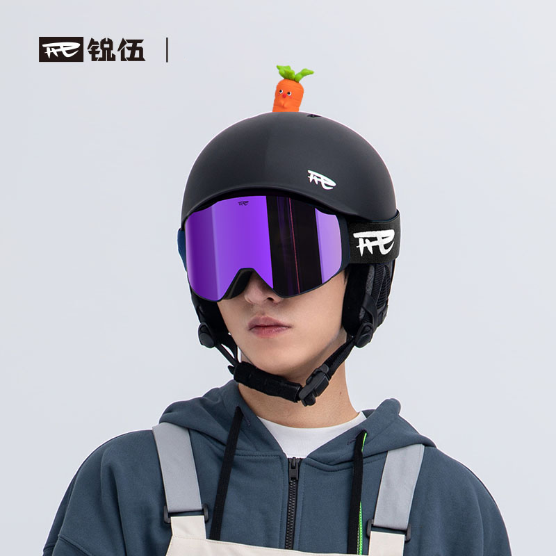 REV锐伍滑雪碳纤维头盔mips雪盔单双板安全防撞专业男女安全认证 - 图0