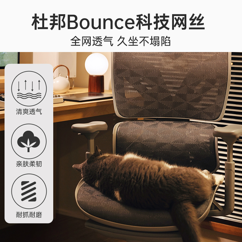 泰克堡垒X6电竞椅久坐舒适人体工学椅家用游戏电脑办公椅网椅