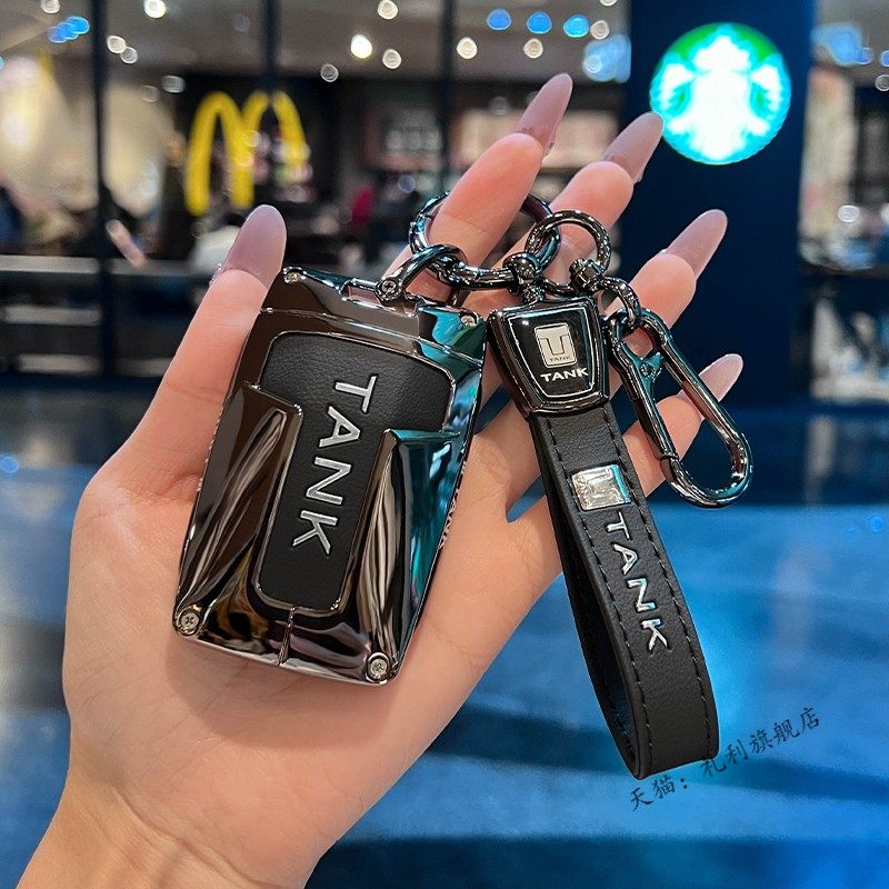 24款坦克300钥匙套三百400hi4t赛博坦克500车包扣壳700hi4t金属 - 图2