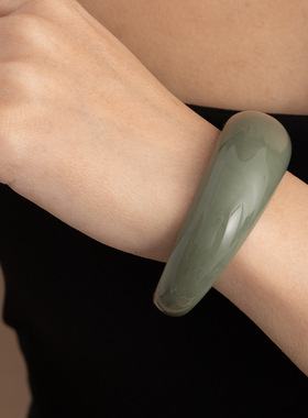 欧美个性多巴胺树脂手镯小众时尚