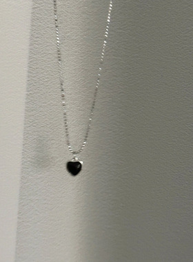 精致黑桃爱心项链饰品女轻奢小众