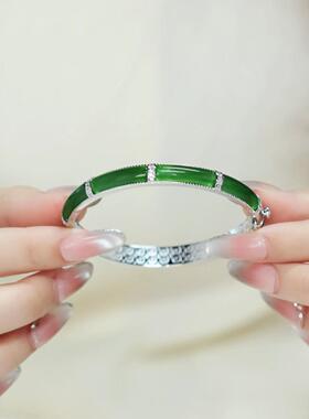 复古无事牌贵妃手镯女新中式古典