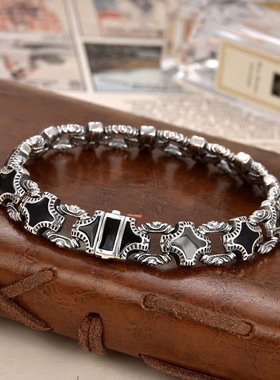 新品新款滴胶菱角手链爵士北欧风