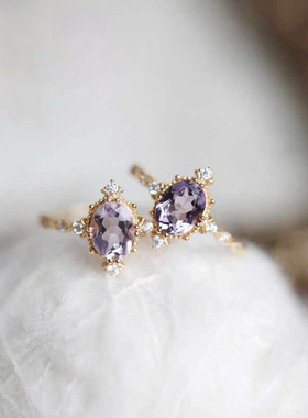 新品星空の紫复古公主风梦幻薰衣