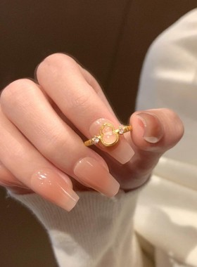 新款古韵古风淡雅感蜜桃