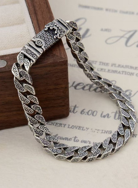 新品新款唐朝舞狮手链个性男士山