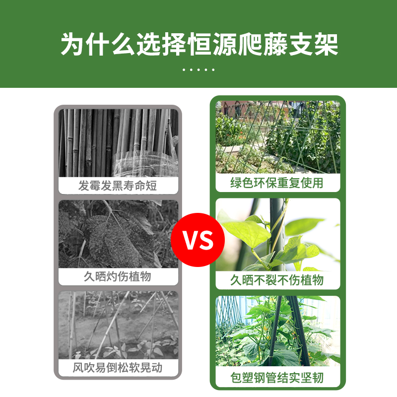 爬藤架花架黄瓜豆角植物瓜果葡萄架子种菜花园庭院园艺支架支撑杆 - 图1